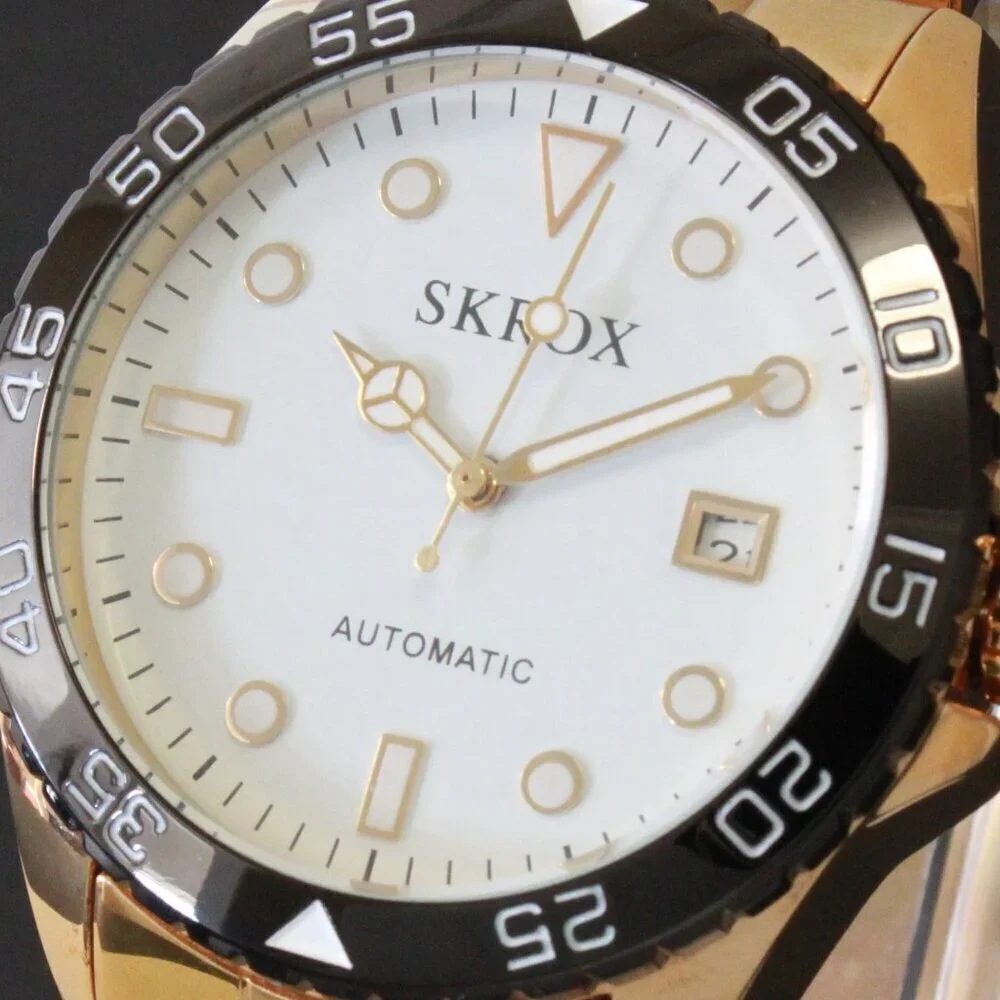 Men's Diver Style Watch Rotating Bezel Automatic 42mm